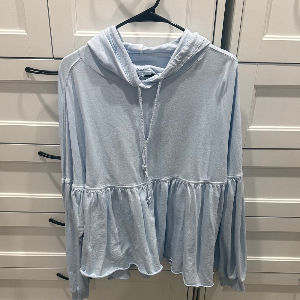 Aerie Light Blue Long Sleeve Top